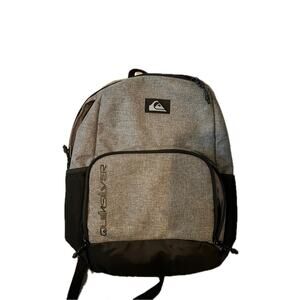 Quiksilver Gray Black Skater Backpack